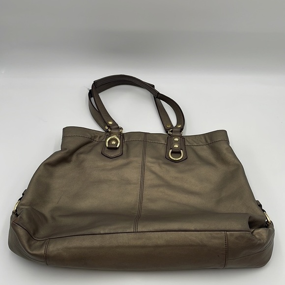 Coach Ashley NoE1261-F15513 Leather Bronze Carryall Shoulder Bag - Picture 5 of 13